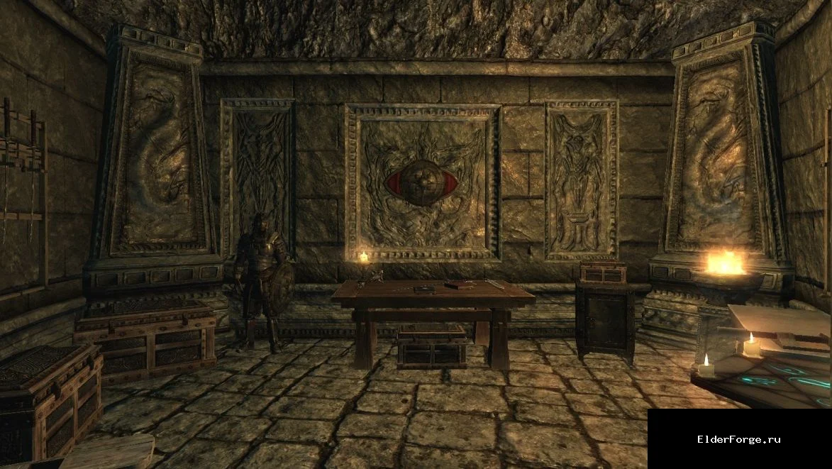 Обложка мода: Обновлённый Храм Небесной Гавани для Skyrim Legendary Edition