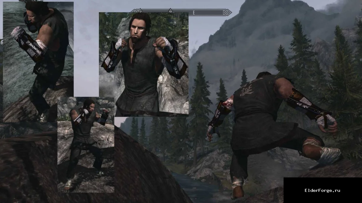 Обложка мода: Одеяние Драконорожденного для Skyrim LE – новая броня и боевые перчатки