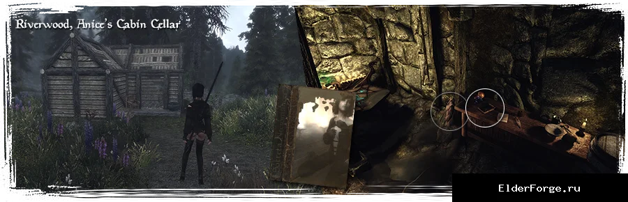 Обложка мода: Одеяние Некромантки Соттеты для Skyrim LE – высококачественная броня CBBE/UNP