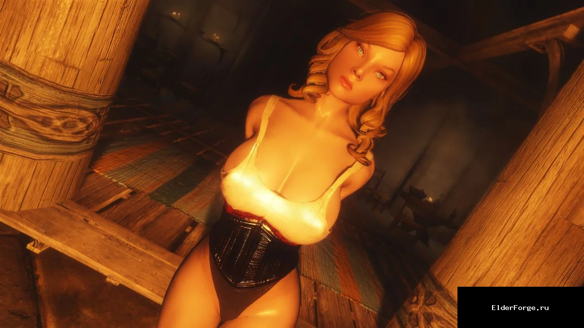 Обложка мода: Одеяние трактирщицы для женских персонажей в Skyrim LE – UNP + HDT