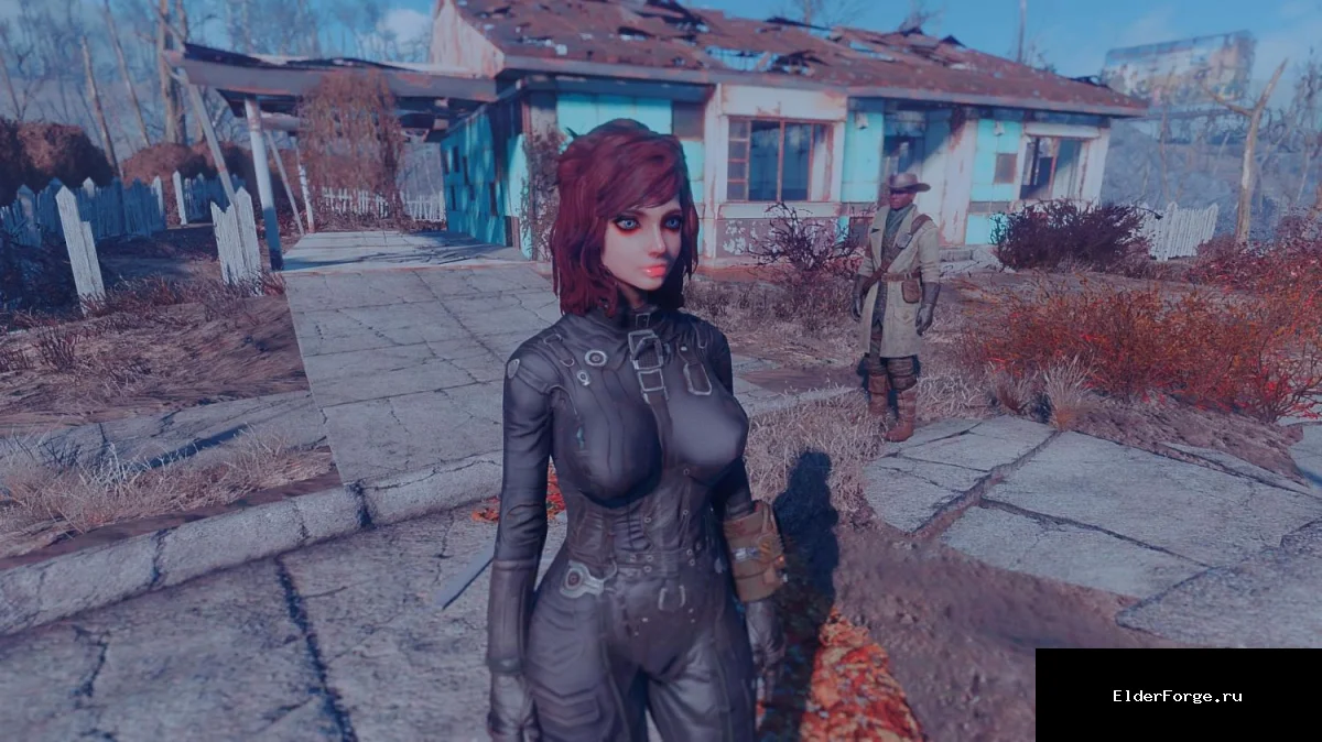 Обложка мода: Одежда Братства Стали для CBBE в Fallout 4 – улучшенный реплейсер
