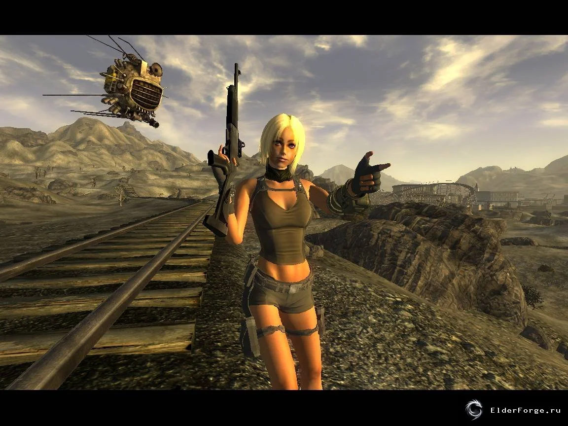 Обложка мода: Одежда расхитительницы гробниц — Fallout: New Vegas