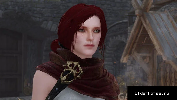 Обложка мода: Одежда Сайаны из Overhit для Skyrim SE – стильный комплект