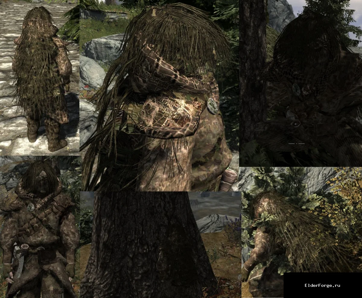 Обложка мода: Одежда Снайпера для Skyrim Legendary Edition – полностью крафтовый комплект