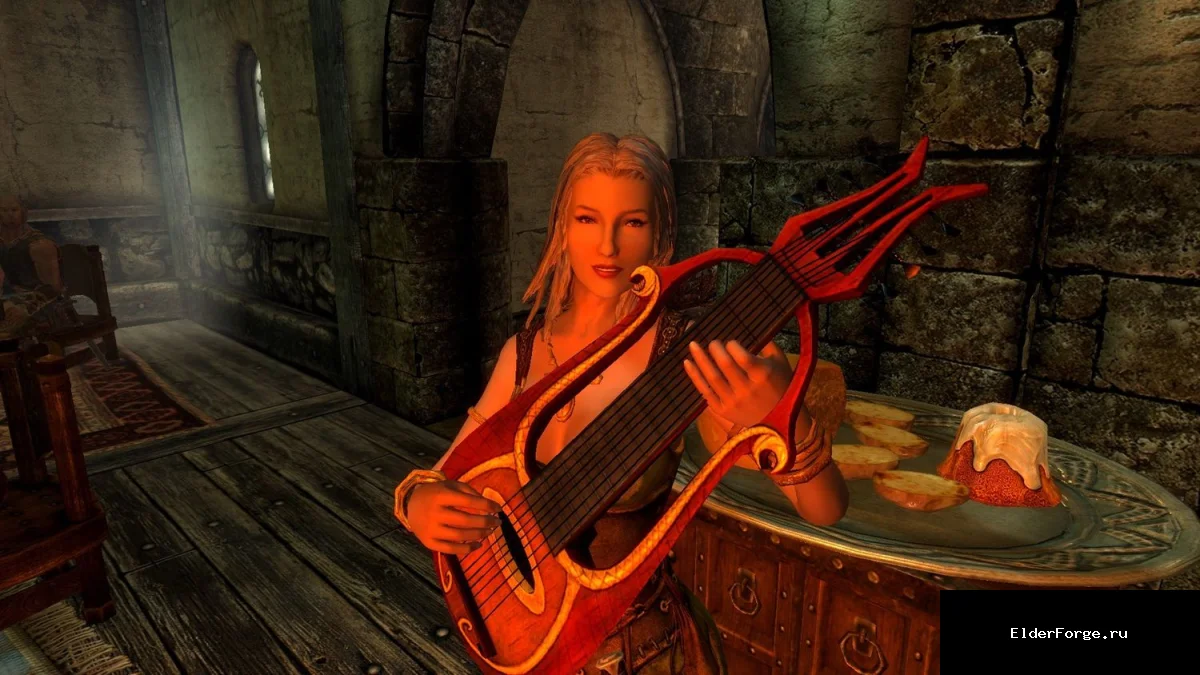 Обложка мода: Одежда трактирщицы для Лизетты — новый внешний вид в Skyrim Legendary Edition