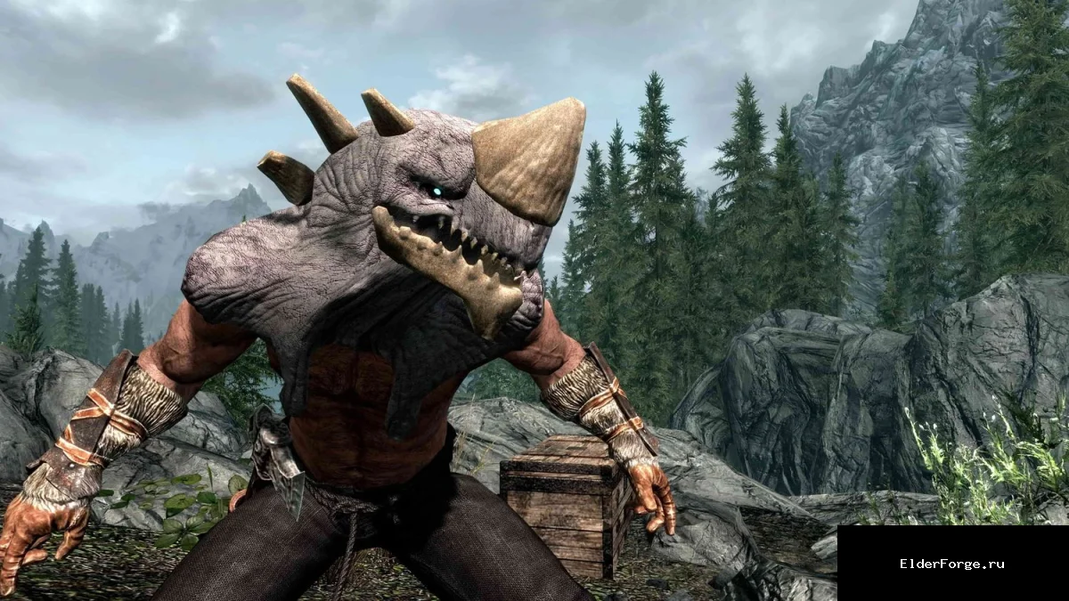 Обложка мода: Одежда Химеры из Paragon для Skyrim LE – набор костюма и маски