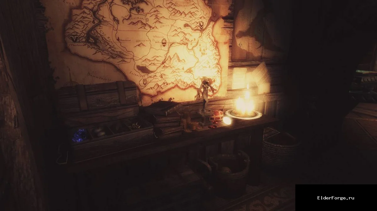 Обложка мода: Одинокая хижина – уютный дом для героя в Skyrim Legendary Edition