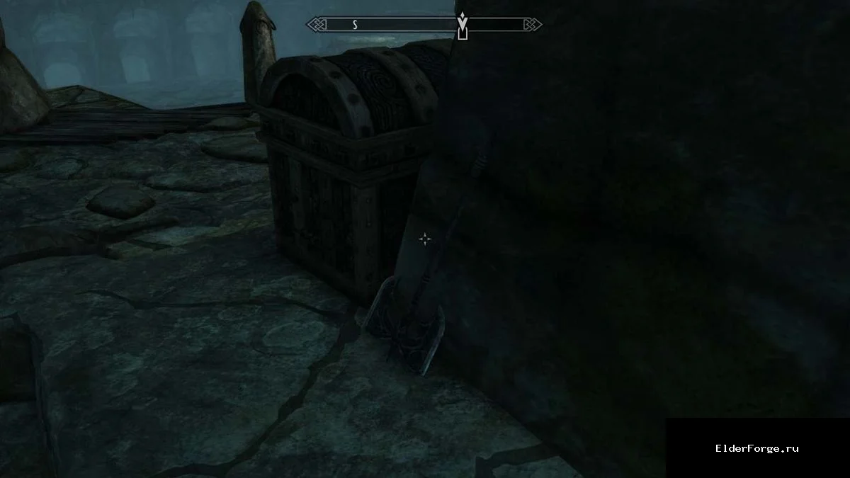 Обложка мода: Одноручный топор Исграмора для Skyrim SE – новое оружие в стиле Вутрад