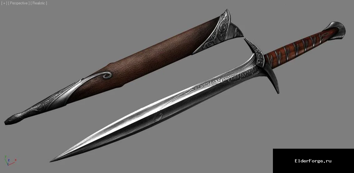 Обложка мода: Оружейный набор из Властелина колец для Skyrim Legendary Edition