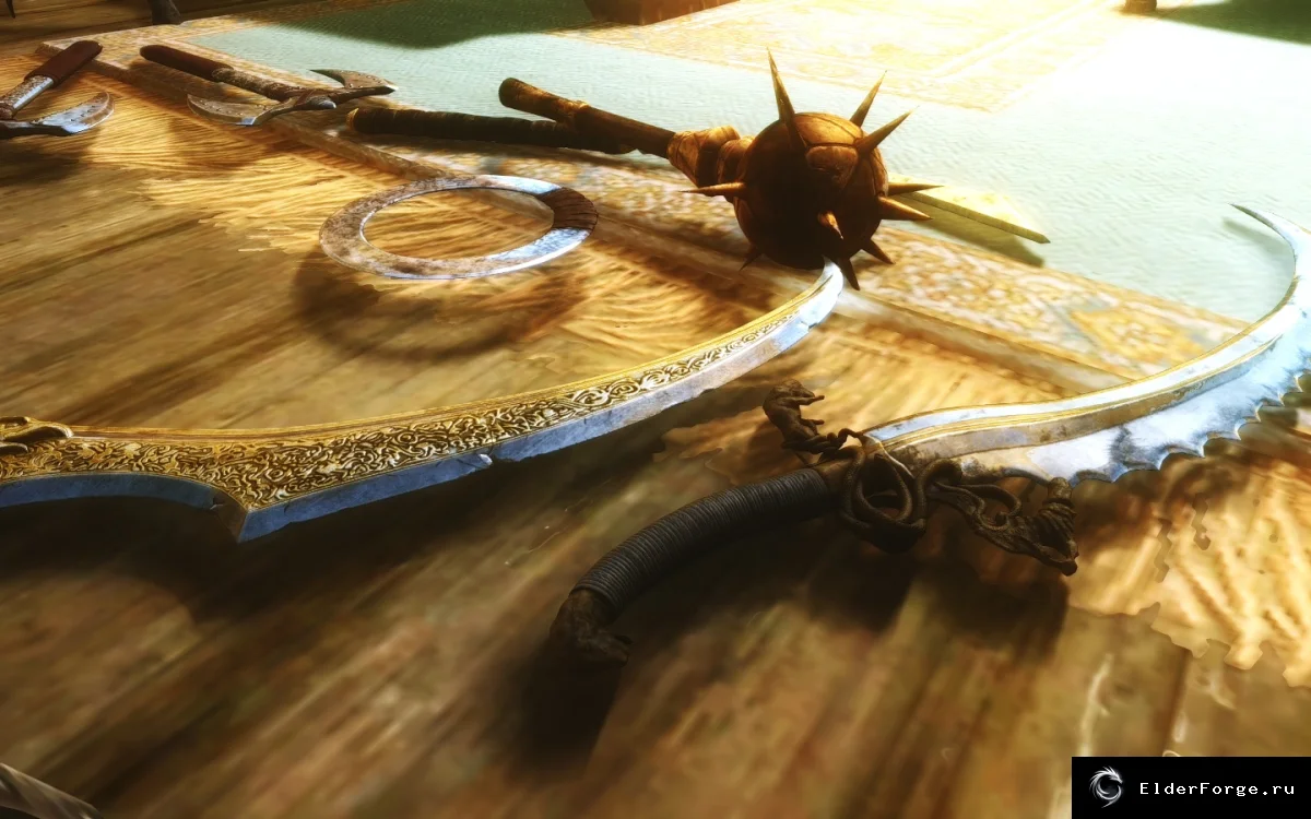 Обложка мода: Оружие Принца Персии для Skyrim LE — 13 уникальных моделей