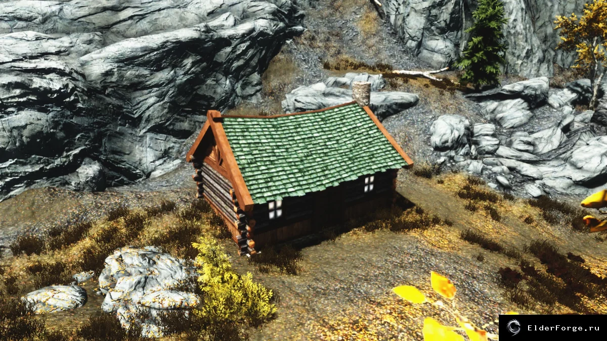Обложка мода: Уютный лорный дом в Рифте — Отдых пилигрима для Skyrim LE