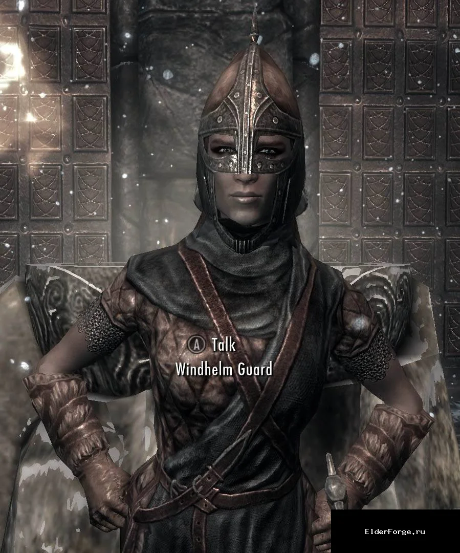 Обложка мода: Открытые шлемы для стражи в Skyrim LE – свободные головы охранников