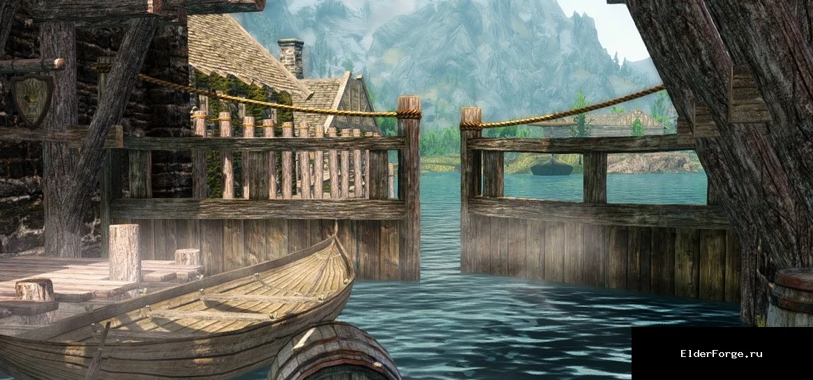 Обложка мода: Открытый канал в Рифтене – простой мод для Skyrim Legendary Edition