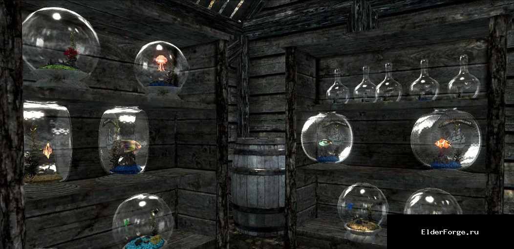 Обложка мода: Охота за редкими рыбками — коллекционный квест для Skyrim LE