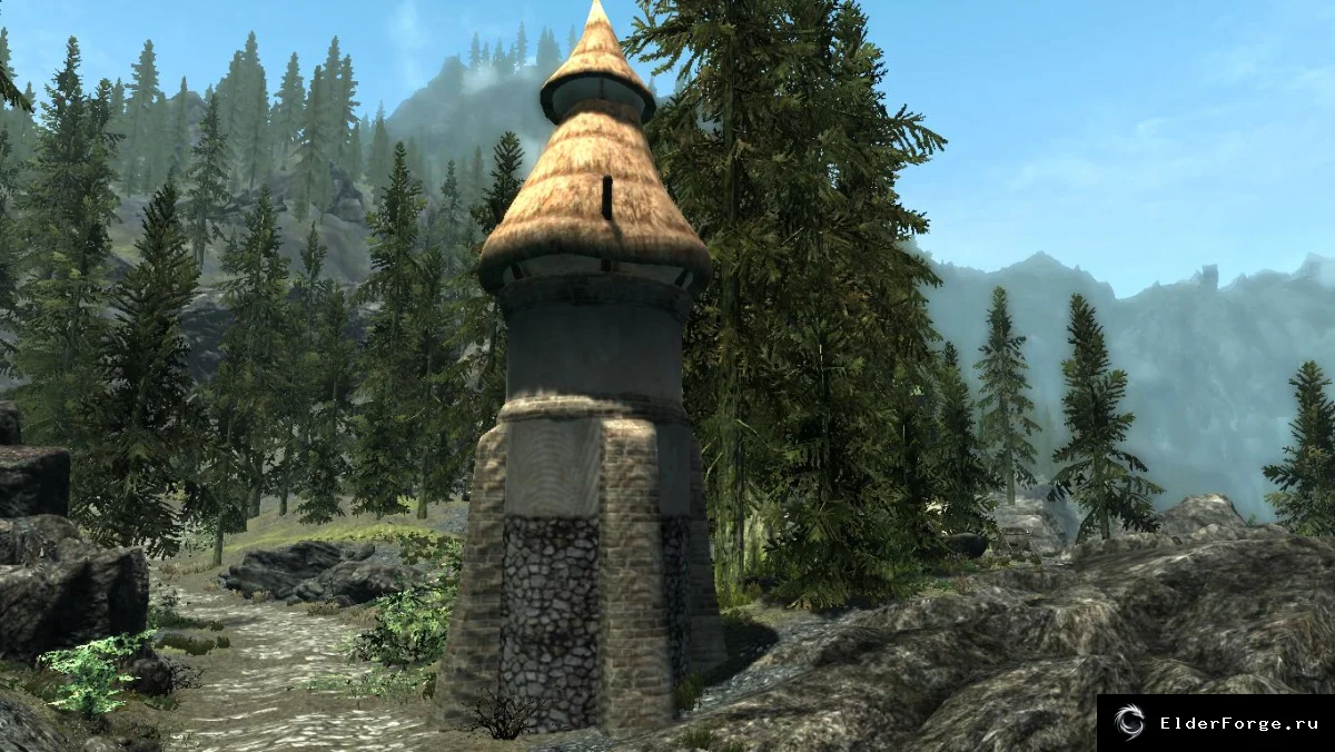 Обложка мода: Охотничий лагерь Skyrim LE — реалистичный набор для охотников