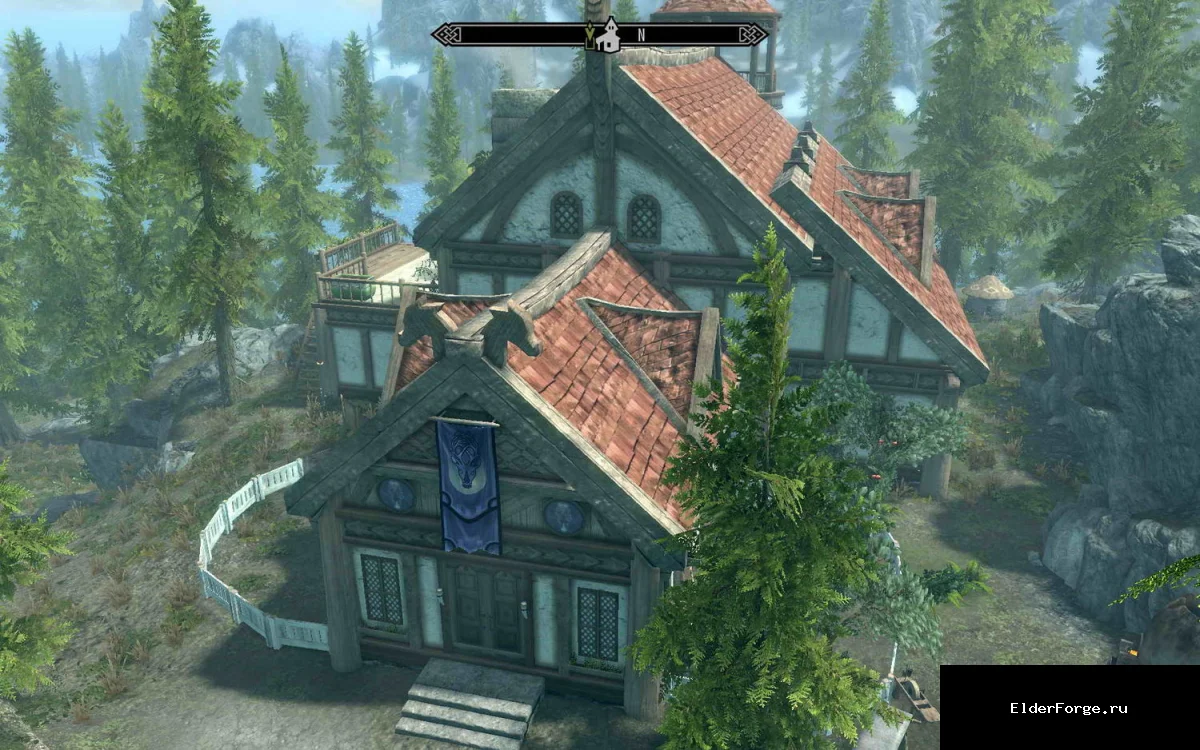 Обложка мода: Озерное поместье: полное переосмысление интерьера для Skyrim SE‑AE