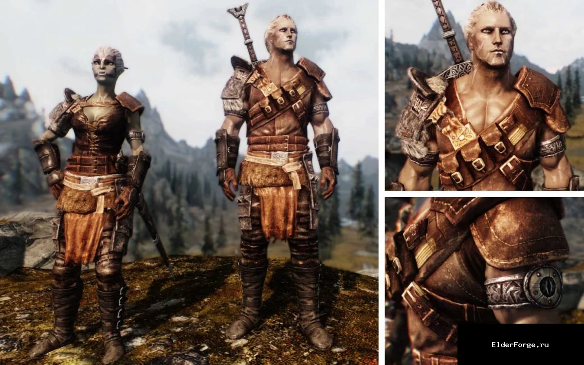 Обложка мода: Пак лорной брони для Skyrim Legendary Edition – 5 новых наборов
