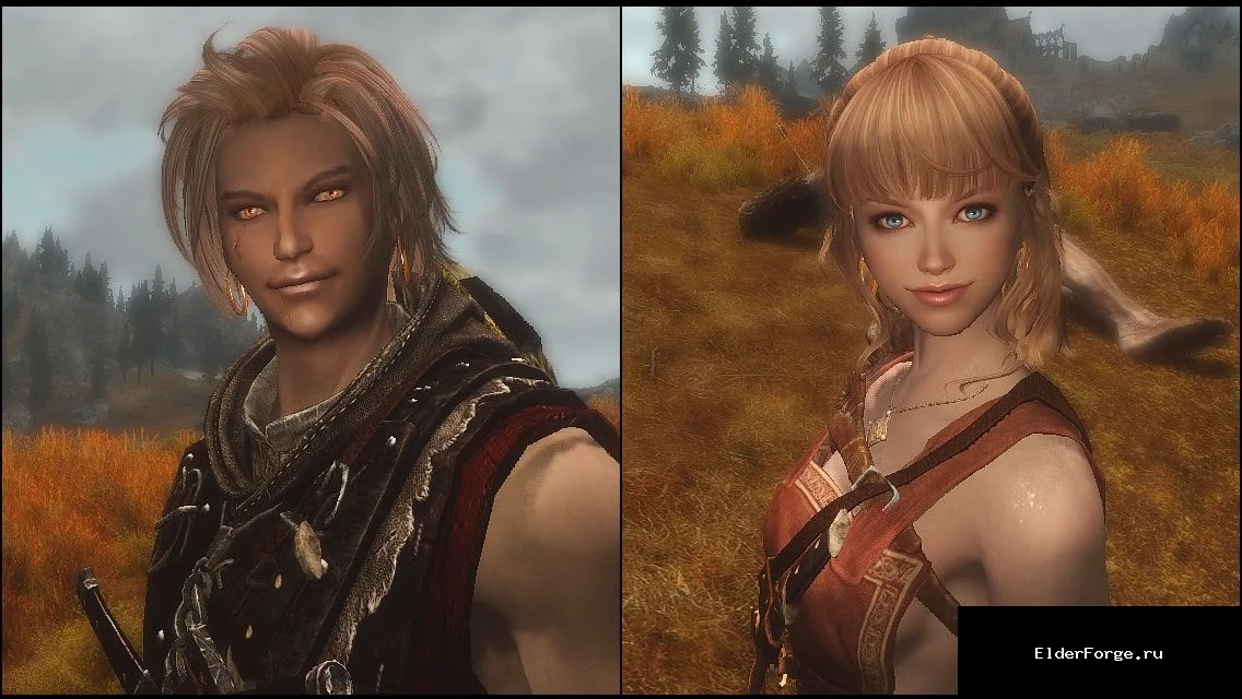 Обложка мода: Пак новых спутников для Skyrim LE – брат и сестра из Рорикстеда
