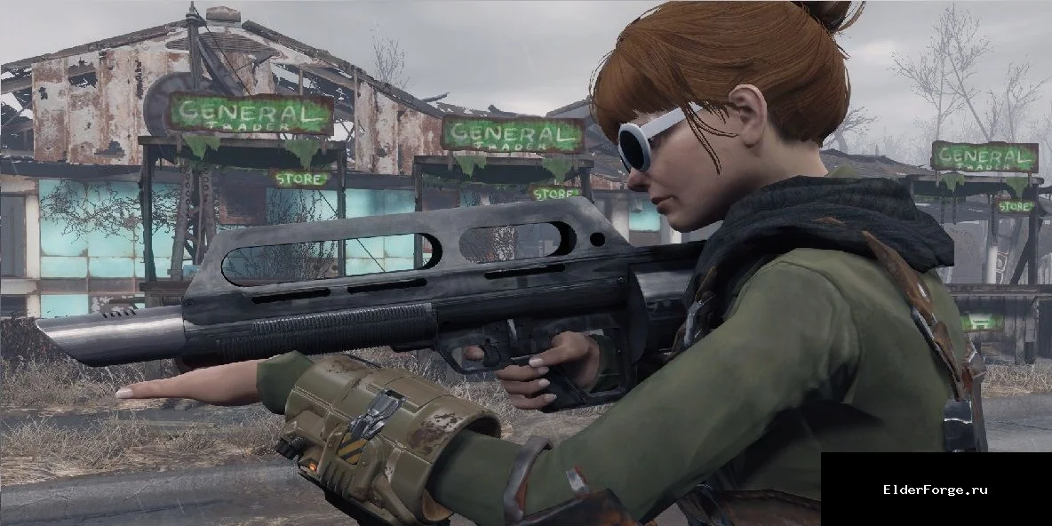 Обложка мода: Pancor Jackhammer – отбойный молот Панкор для Fallout 4