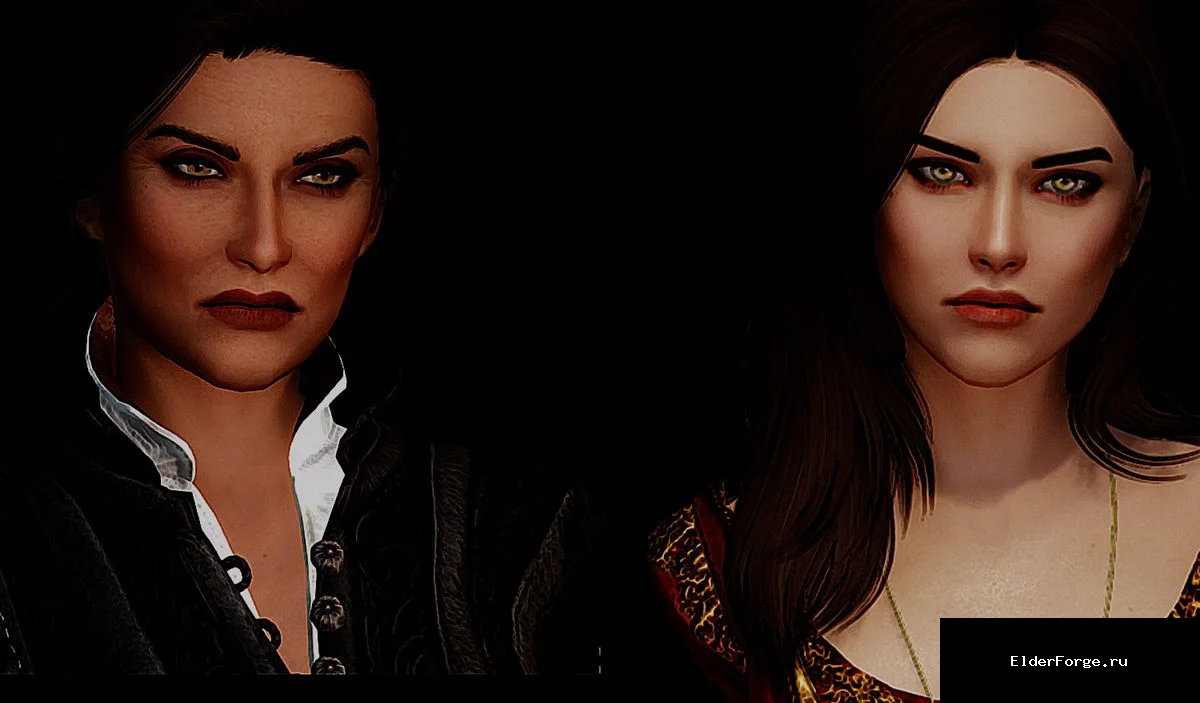 Обложка мода: Pandorable's Black-Briar Ladies – новые образы Мавен и Ингун для Skyrim SE-AE