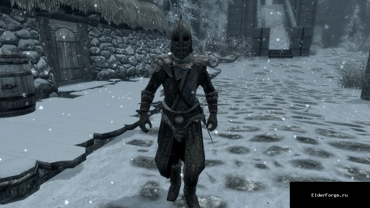 Обложка мода: Переделанная шерстяная броня стражи Винтерхолда для Skyrim LE