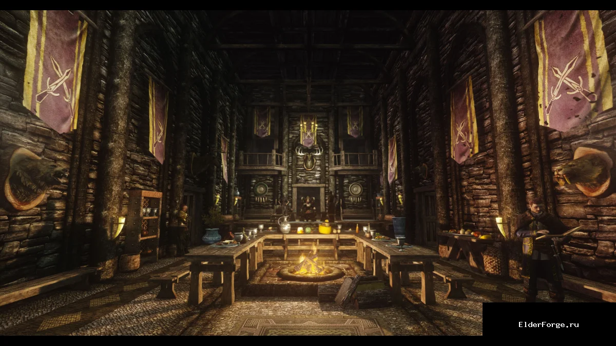 Обложка мода: Переработка крепости Миствейл для Skyrim SE – улучшенный дизайн