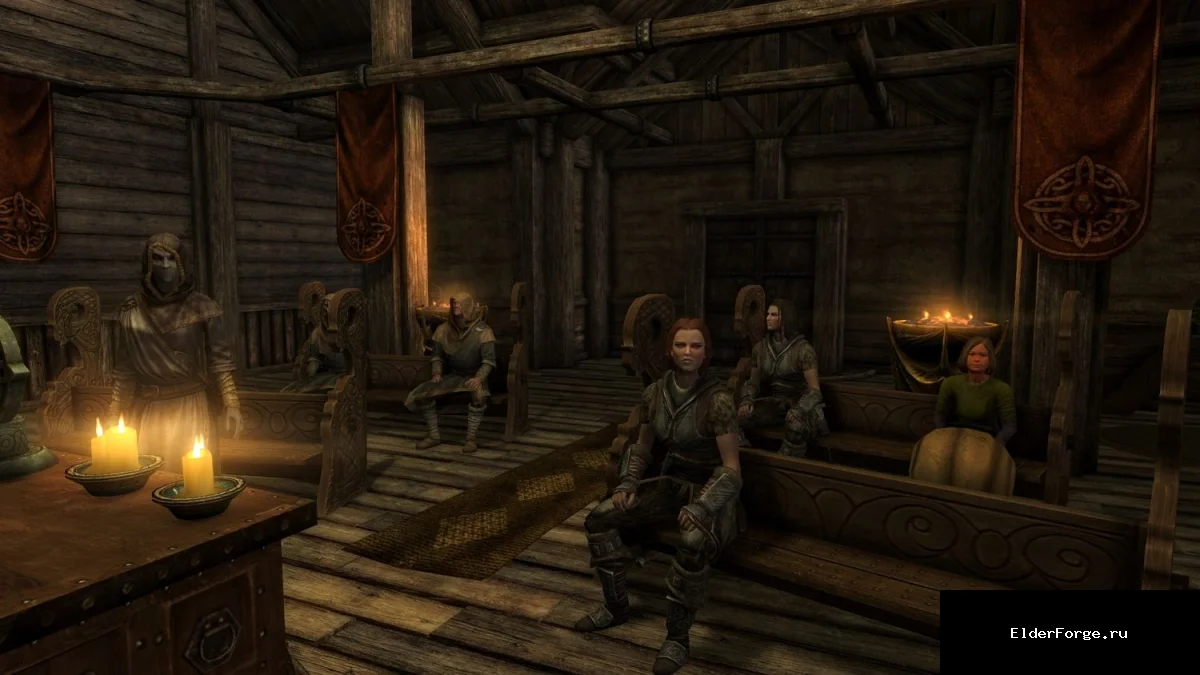Обложка мода: Переработка системы гостей в Skyrim LE – полное управление приглашениями на свадьбу