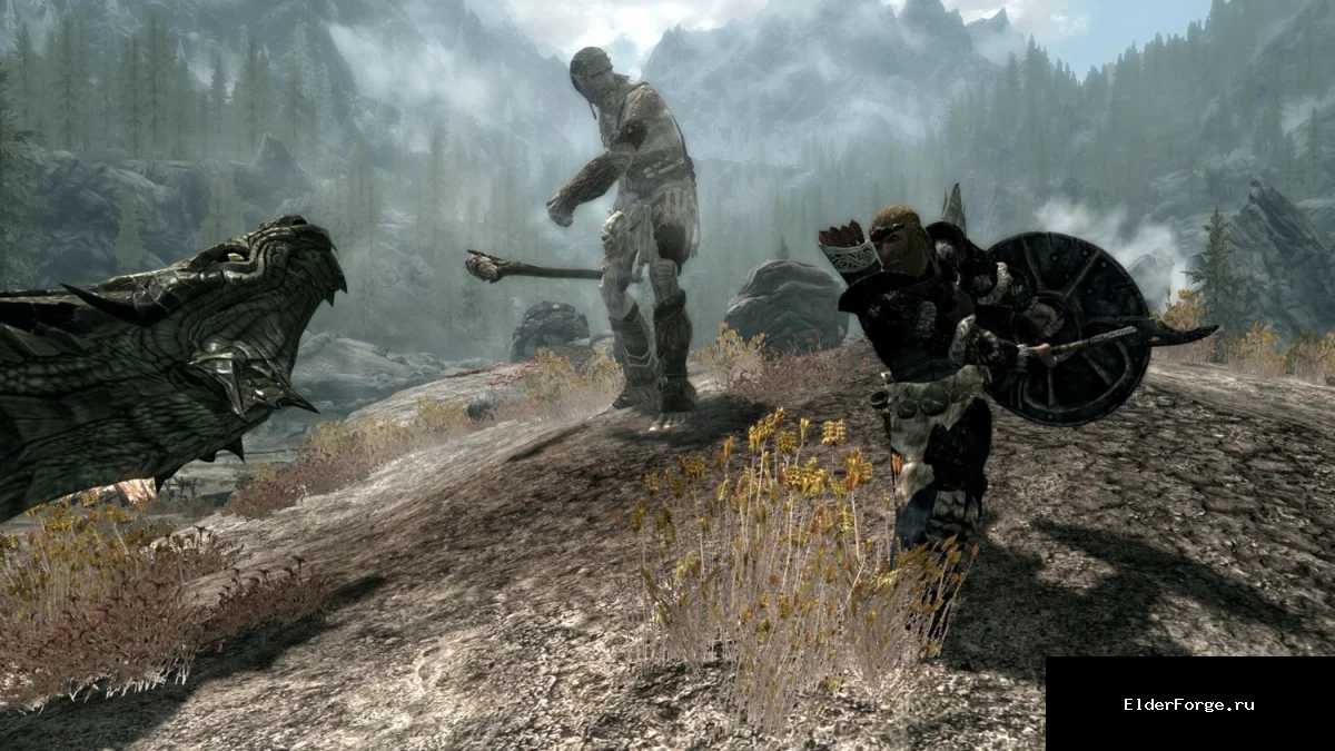 Обложка мода: Переработка урона в Skyrim SE‑AE: балансировка сложности без снижения вашего урона