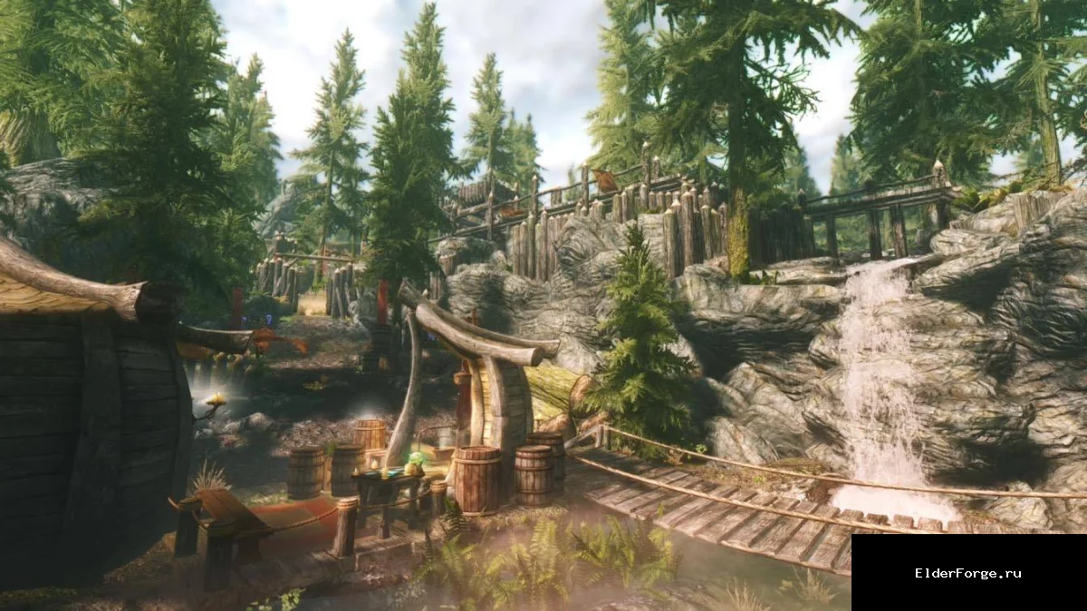 Обложка мода: Персональный лагерь 2 для Skyrim LE – мобильный убежище в живописных локациях