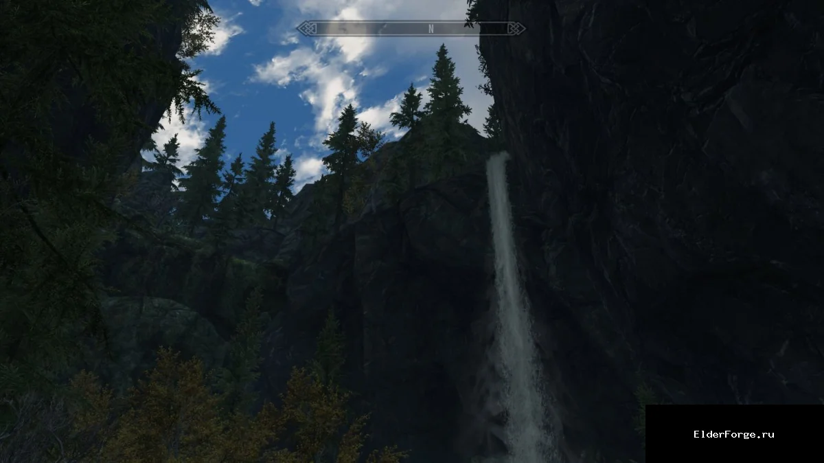 Обложка мода: Пещера Небесного Эдема – открытый дом под открытым небом в Skyrim LE