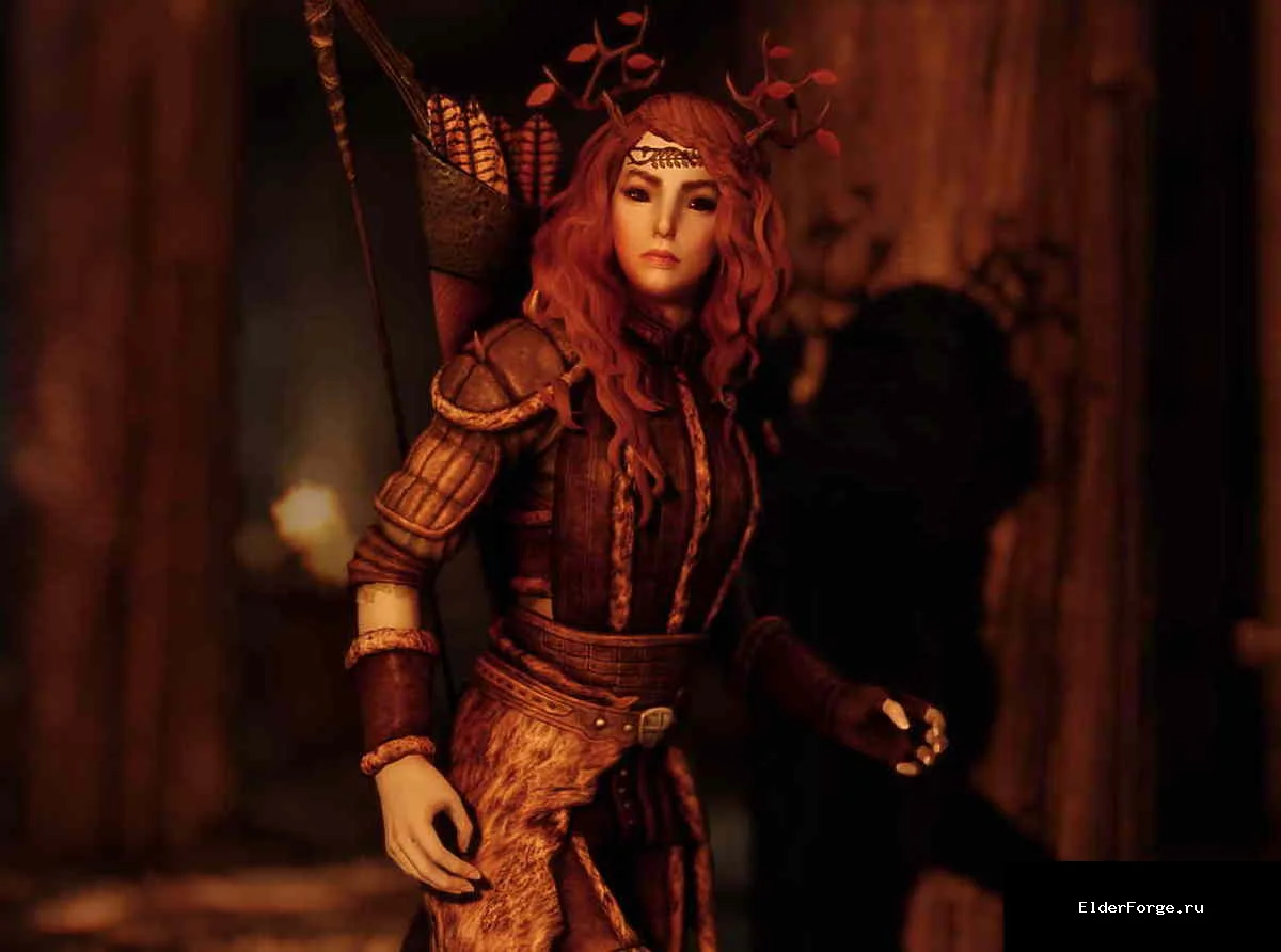 Обложка мода: Песнь Зелени — автономная спутница Аури с квестом для Skyrim SE/AE
