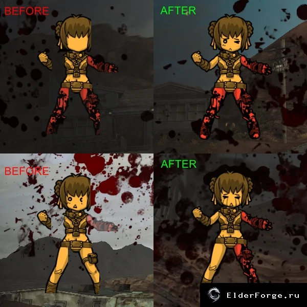 Обложка мода: Аниме-иконки персонажей Fallout New Vegas — Pitt Gal Stats NV