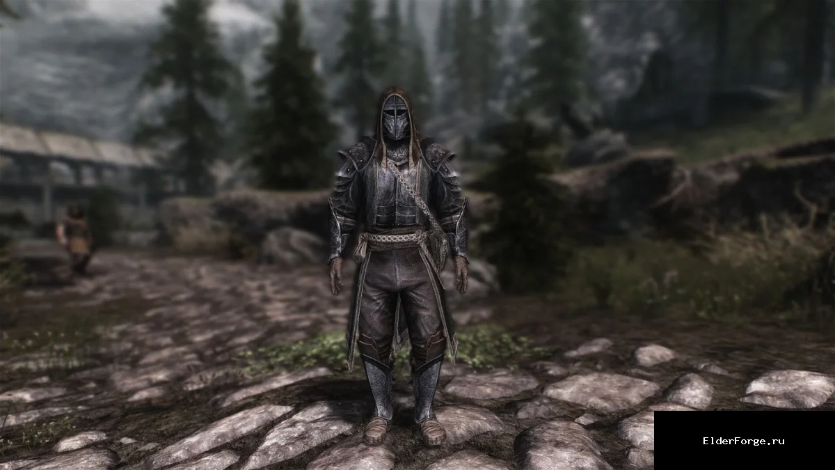 Обложка мода: Пластинчатый магический доспех для Skyrim LE – тяжёлая броня для волшебников