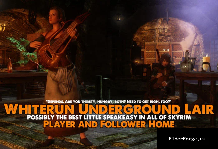 Обложка мода: Подземное логово Вайтрана LE — Whiterun Underground Lair