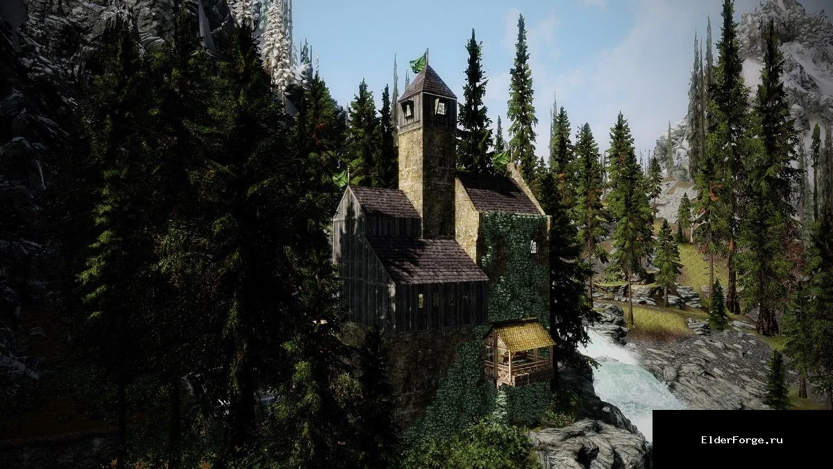 Обложка мода: Покои Неваха — просторный дом‑замок для вашего героя в Skyrim LE