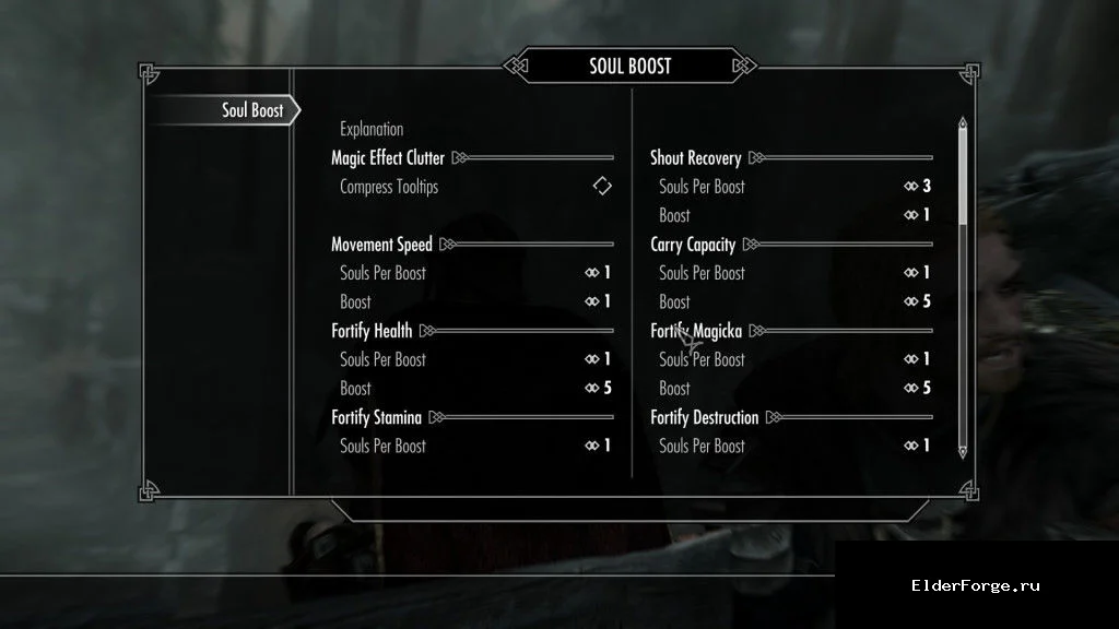 Обложка мода: Полезные души драконов для Skyrim SE – Dragon Soul Boost