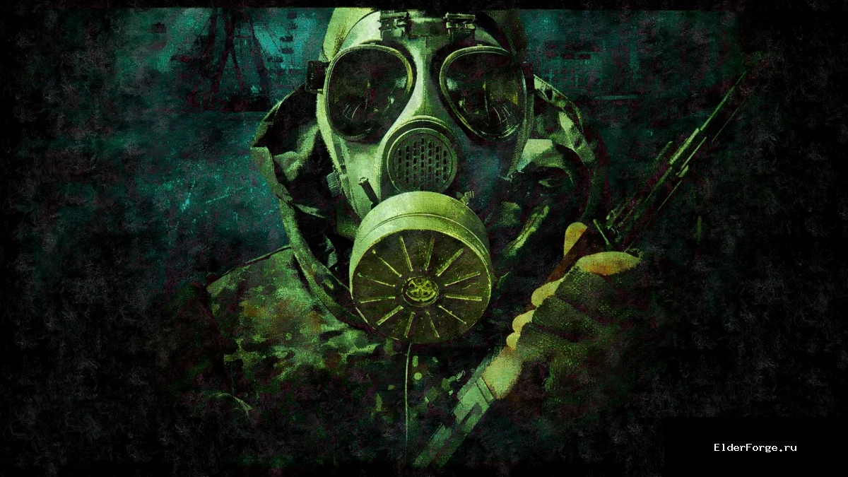 Обложка мода: Полезные противогазы: повышенный радиационный иммунитет в Fallout 4
