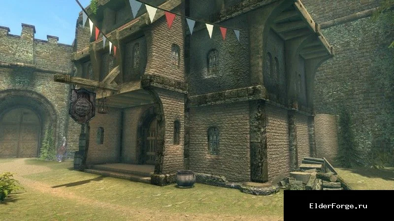 Обложка мода: Полный ретекстур города Солитьюда для Skyrim SE‑AE – детализированные текстуры и улучшения