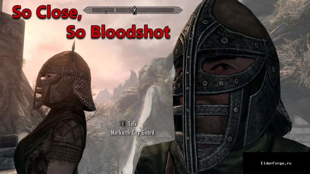 Обложка мода: Полуоткрытые шлемы стражников для Skyrim SE – визуальная замена