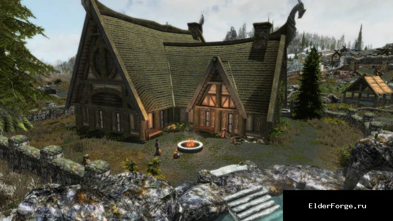 Обложка мода: Поместье Белый Ворон LE — Whiteraven Manor рядом с Вайтраном