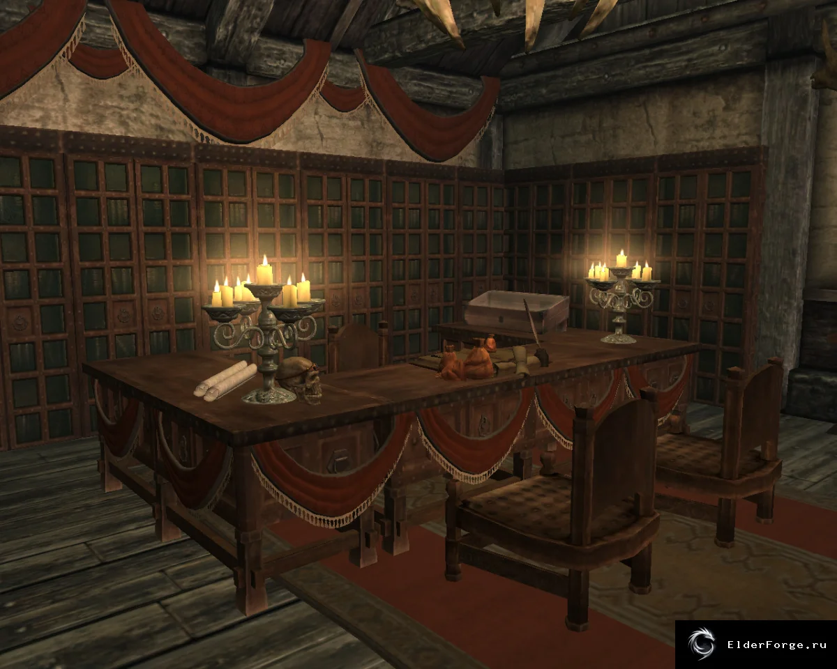 Обложка мода: Поместье Беттенкорт — просторный дом в стиле Солитьюда, Skyrim LE