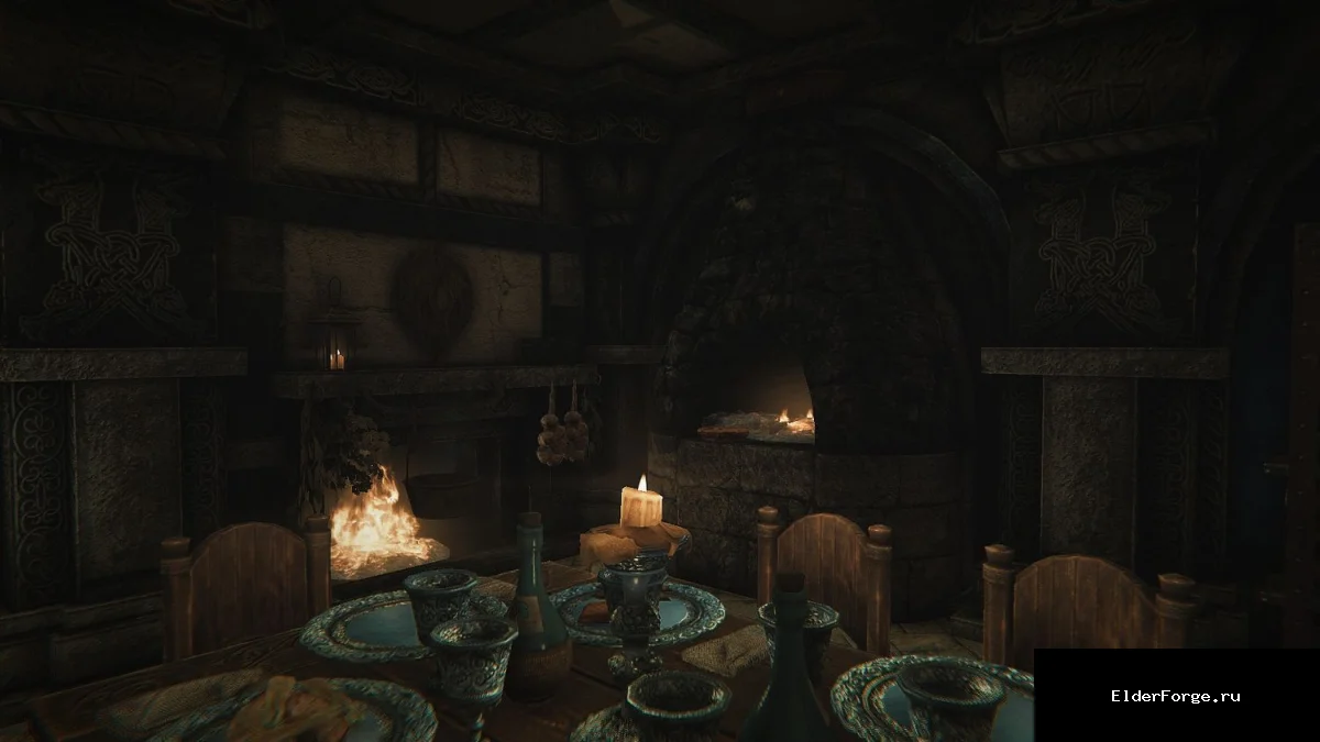 Обложка мода: Поместье Высокий Шпиль – полная переработка для Skyrim Legendary Edition