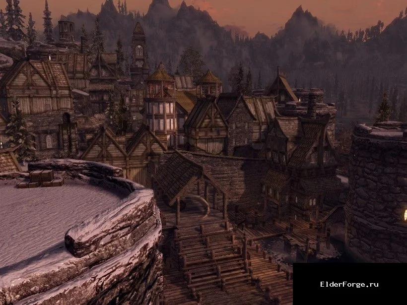 Обложка мода: Порт Винстад – новый портовый городок в Skyrim Legendary Edition