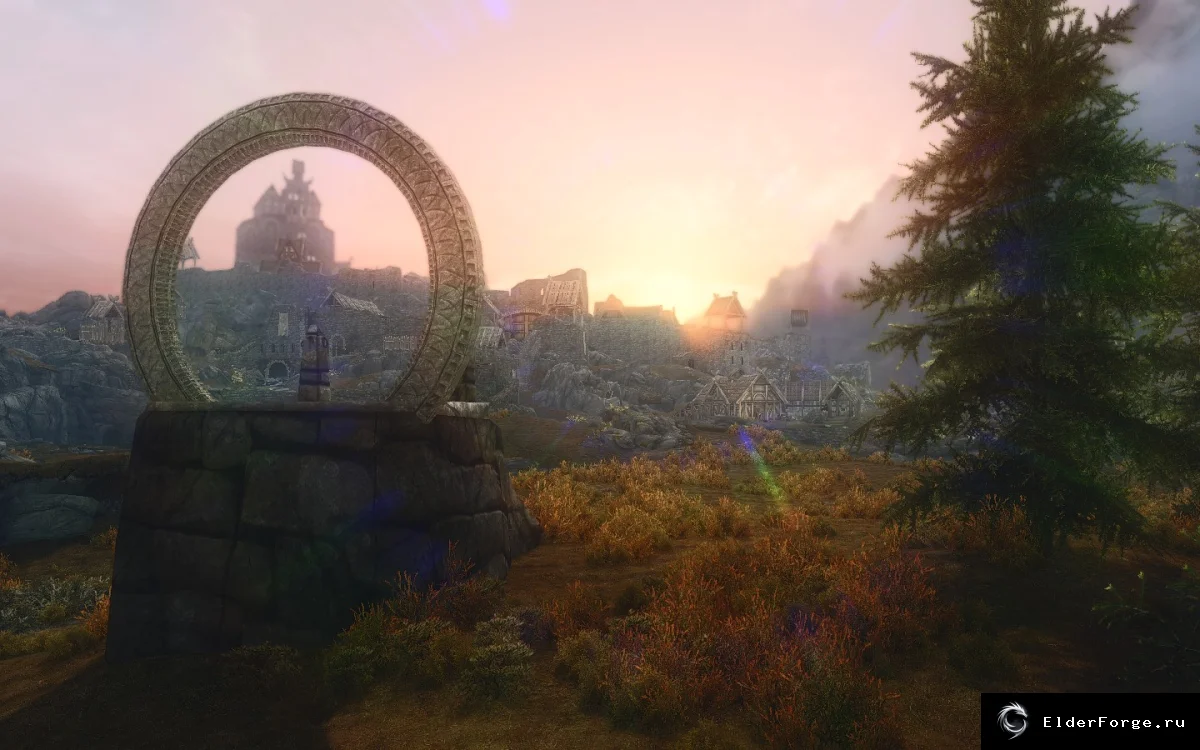 Обложка мода: Порталы в каждый холд Скайрима — атмосферные проходы Skyrim LE