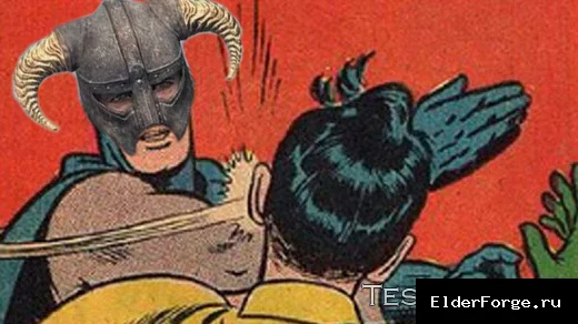 Обложка мода: Пощечина за проступок — заклинание‑штраф для NPC в Skyrim LE