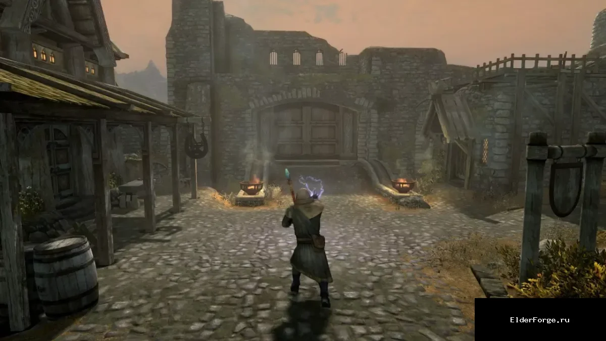 Обложка мода: Посох Силы для Skyrim SE – уникальный артефакт с защитой и усилением магии