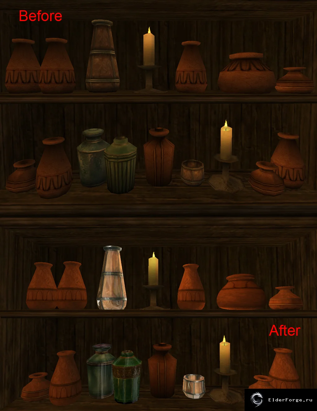Обложка мода: Pot Items 1.1a – новые модели горшков и керамики для Morrowind