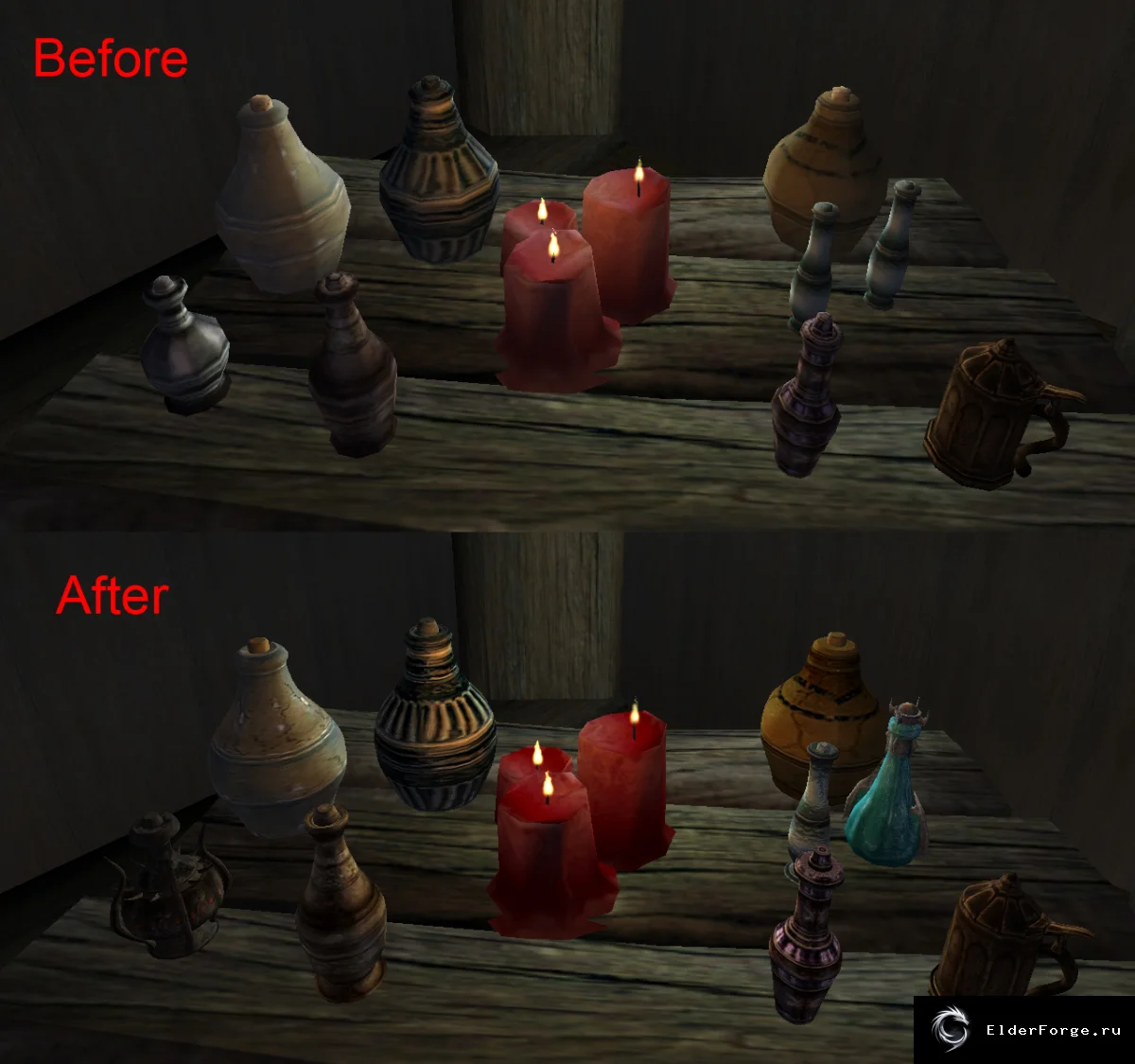 Обложка мода: Potion Items – новые модели и текстуры зелий для Morrowind