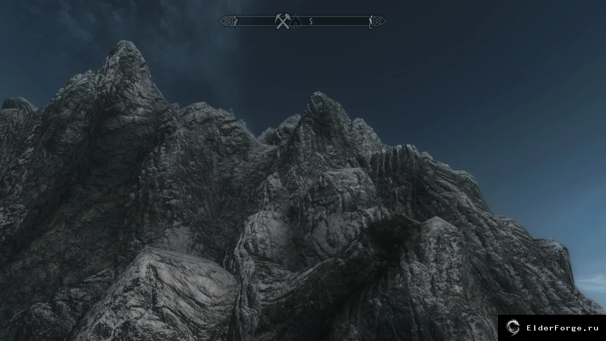 Обложка мода: Прекрасные ландшафты: груды камней и горы — новые текстуры Skyrim LE