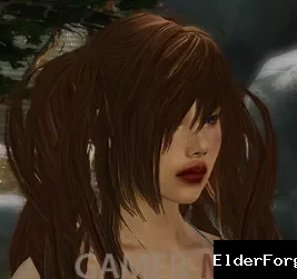 Обложка мода: Прическа «Хвостики» для Skyrim SE/AE – HDT SMP с физикой и BodySlide